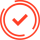 logo calitate rosu